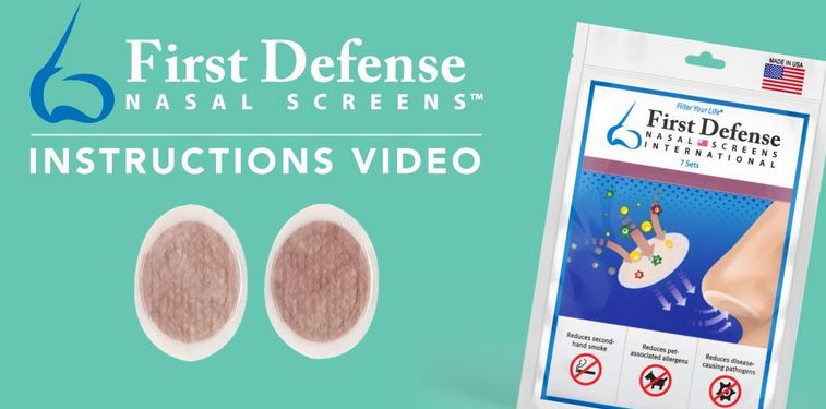 First Defense Nasal Screens